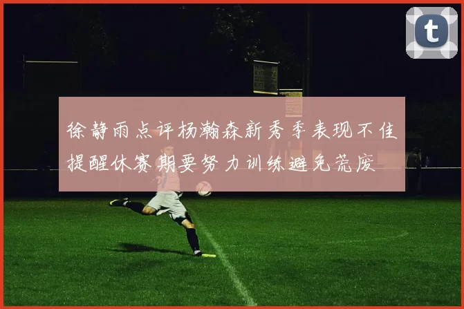 徐静雨点评杨瀚森新秀季表现不佳提醒休赛期要努力训练避免荒废